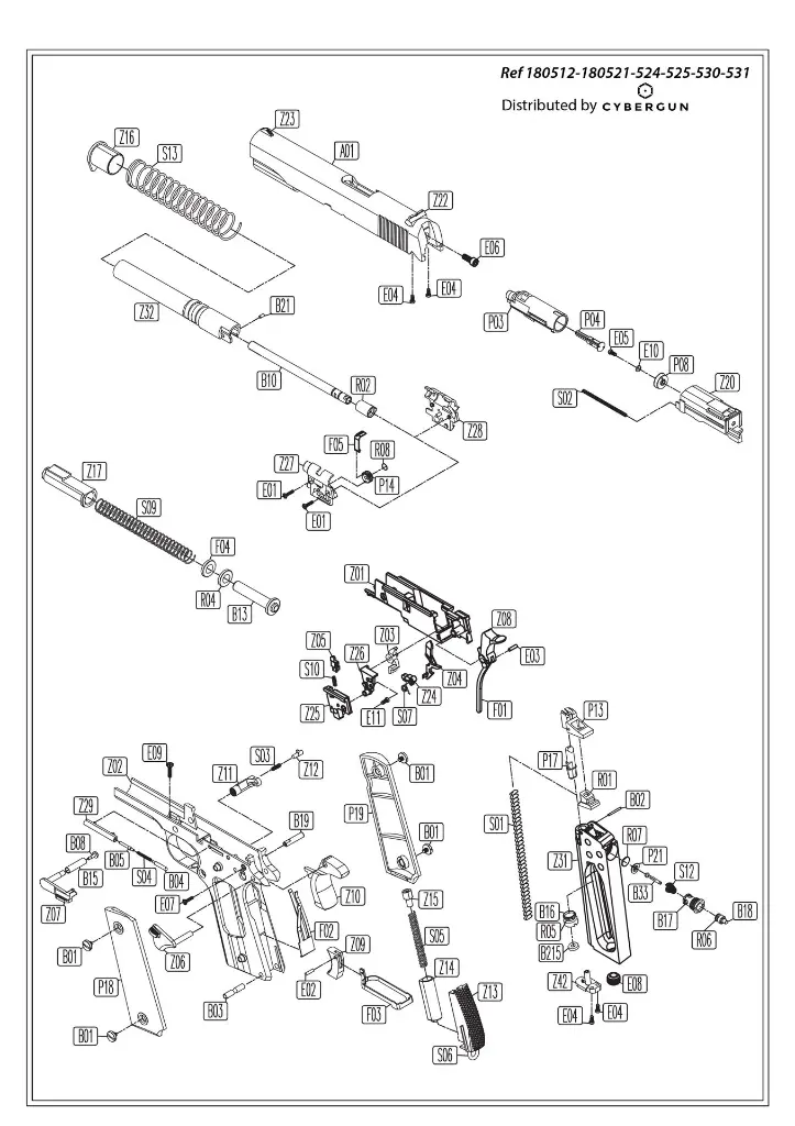 Exploded view - 1911.webp