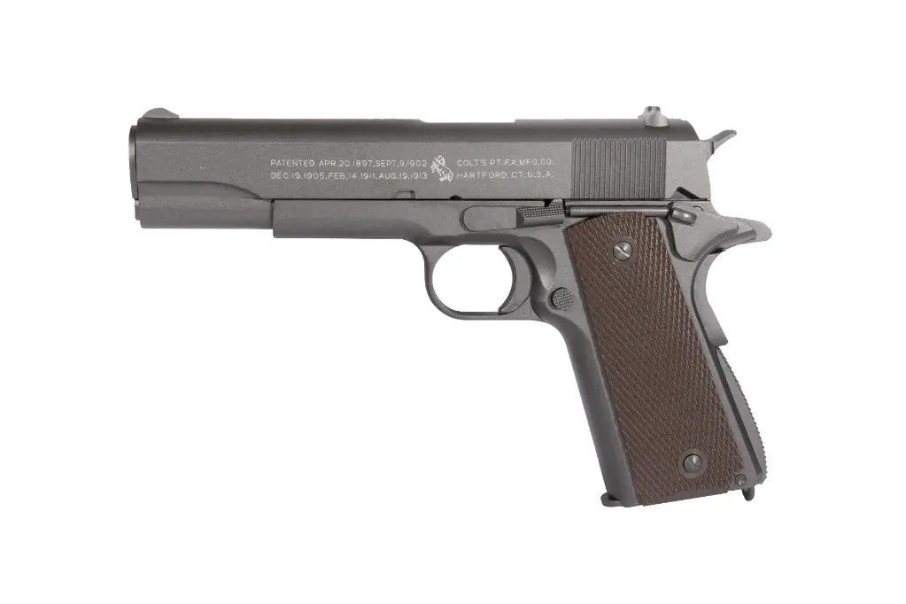 Colt M1911 GBB CO2 metaal 6 mm 17BBs 1J