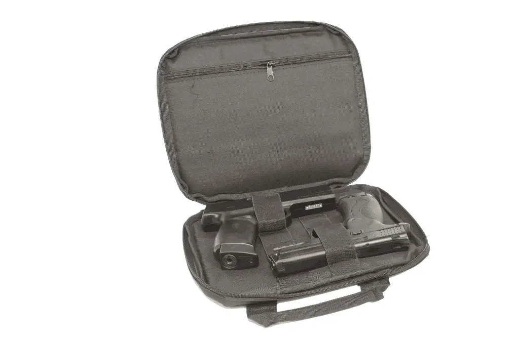 SWISS ARMS Zwarte hoes voor 2 pistolen