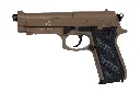 PT92 Veer Tan 6mm Metalen cilinderkop 12BBs 0.6J
