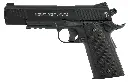 Colt Rail Gun NBB CO2 metalen cilinderkop Mat Zwart 6mm 15BBs 1J