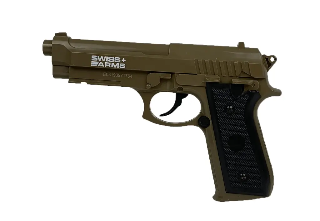 SWISS ARMS SA 92 TAN Co2 BAX 4,5 mm 15BB's E=2,11 J. Max