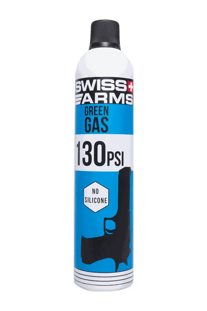 Swiss arms "DE" Groen gasfles (130 PSI) Droog 760 ml