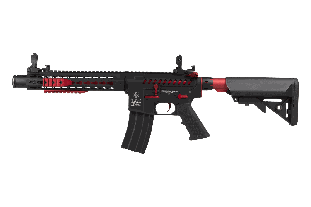 Colt M4 Blast Red Fox Ed Volledig metaal 300 BBS 1 J Mosfet