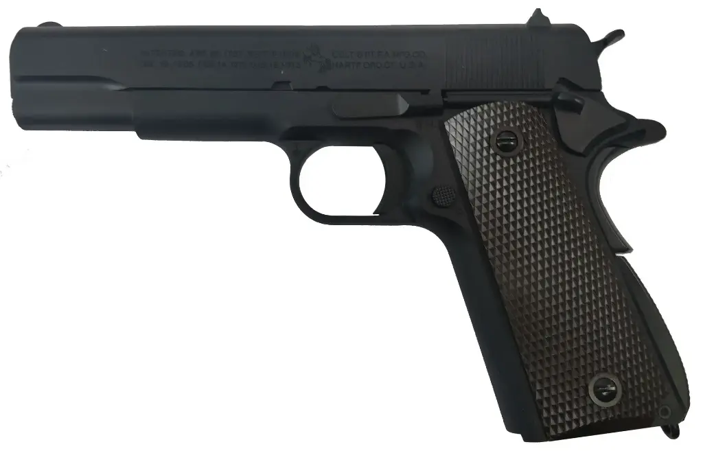 Colt 1911 GBB CO2 Volledig metaal Zwart 6mm 1J