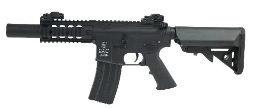 [CYB180866] Colt M4 Special Forces Mini AEG Zwart Volledig metaal 1.2J