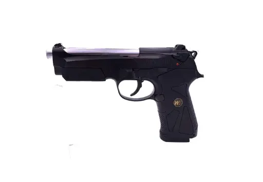 [CYB500648] M15 zwart gas 6 mm volledig metalen GBB 24BBs