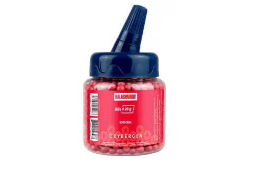 [CYB123408] Rode Kalashnikov BBs 0,20 g in fles 1000 BBs /C96